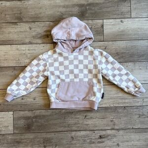Little Bipsy | Checkered Hoodie | Size: 4-5Y